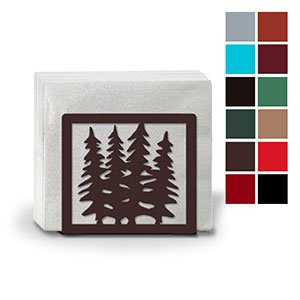 621124 - Trees Metal Napkin or Letter Holder - Choose Color