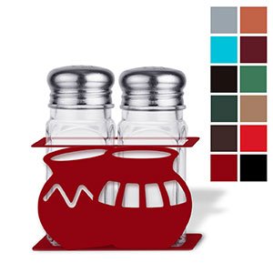 621307 - Southwest Pots Metal Salt and Pepper Set - Choose Color