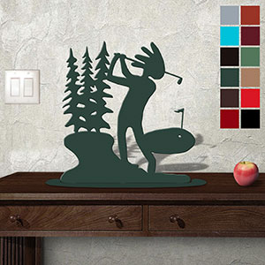 623020 - Tabletop Art - 18in x 19in - Golfer Trees - Choose Color