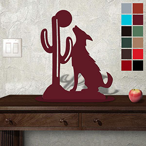 623410 - Tabletop Art - 15in x 18in - Coyote Cactus - Choose Color
