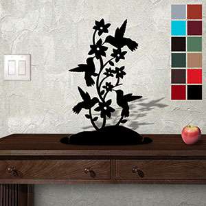 623420 - Tabletop Art - 11in x 18in - Hummingbirds  - Choose Color