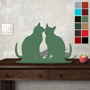 623453 - Tabletop Art - 24in x 17in - Cat Lovers - Choose Color