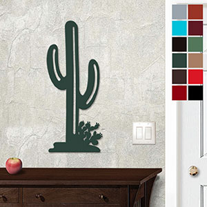 625408 - 18 or 24in Wall Art Saguaro And Prickly Pear Choose Color