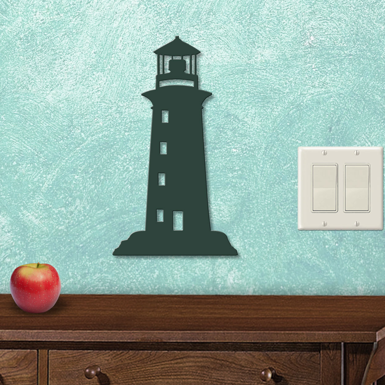 625418S - Lighthouse Nautical Decor Small 12in Wall Art - Choose Color