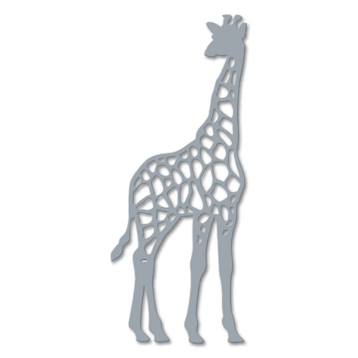 625425 - 18 or 24in Metal Wall Art - Giraffe - Choose Color