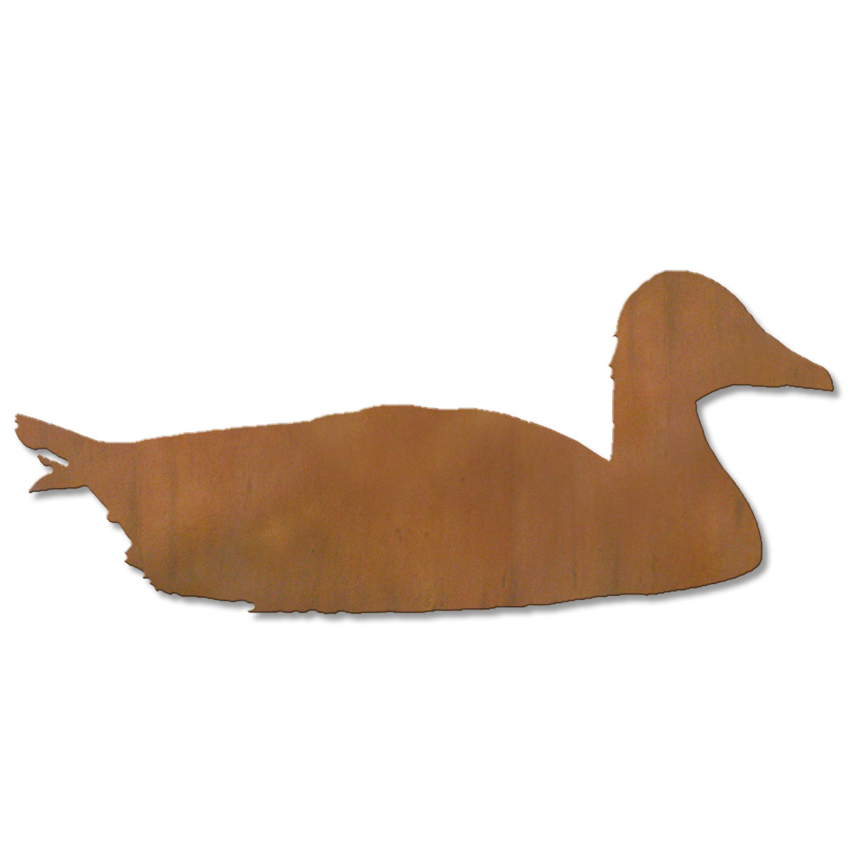 625471S - Floating Duck 12-inch Metal Wall Art