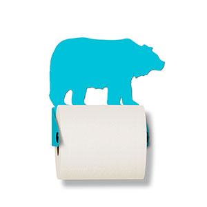 626462 - Lodge Bear Metal Toilet Paper Holder - Choose Color