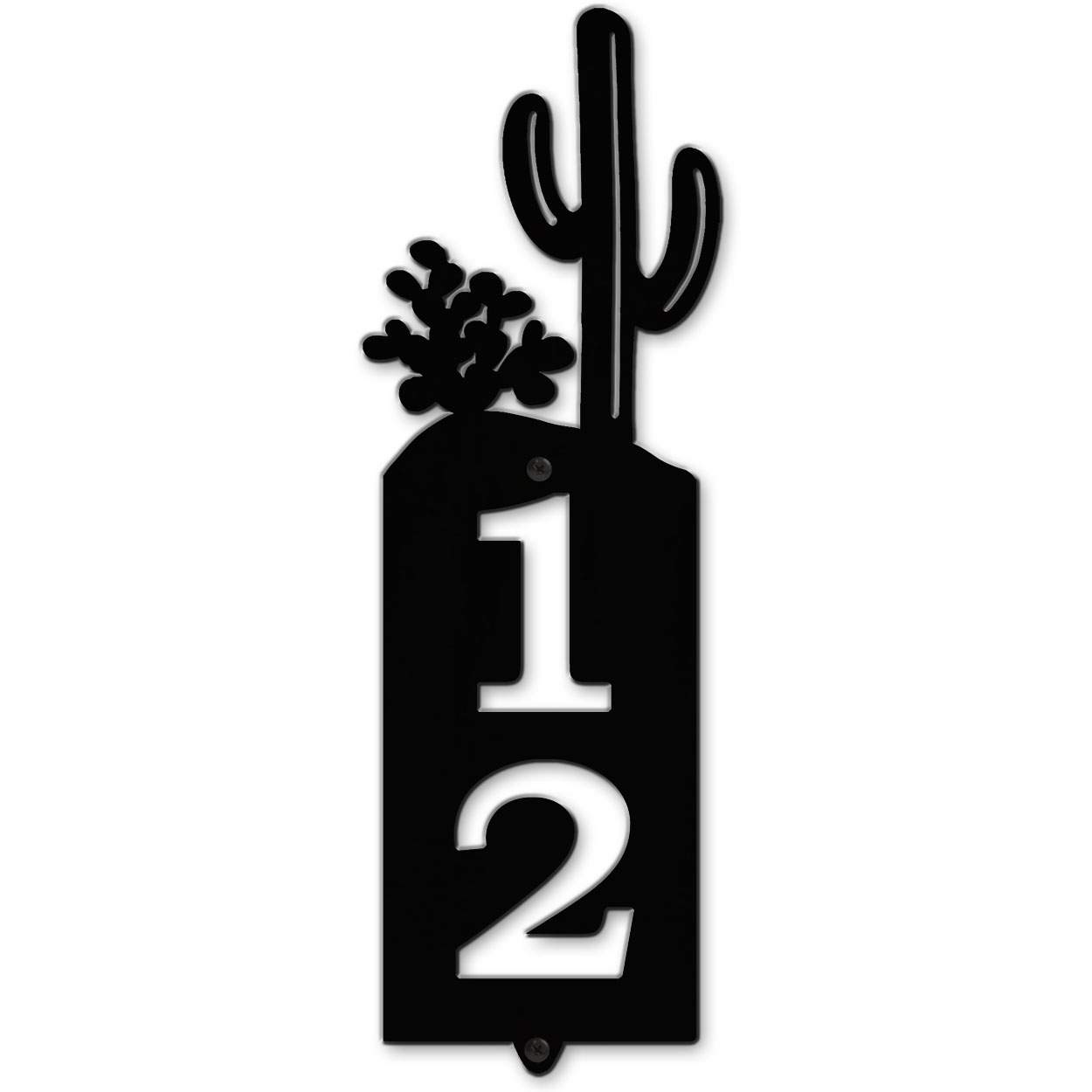 635042 - Cactus Cut Outs Two Digit Address Number Plaque