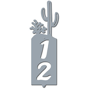 635042 - Cactus Cut Outs Two Digit Address Number Plaque