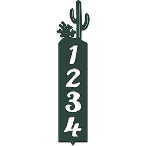 635044 - Cactus Cut Outs Four Digit Address Number Plaque