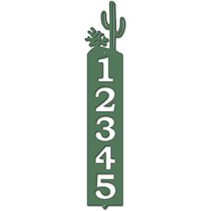 635045 - Cactus Cut Outs Five Digit Address Number Plaque