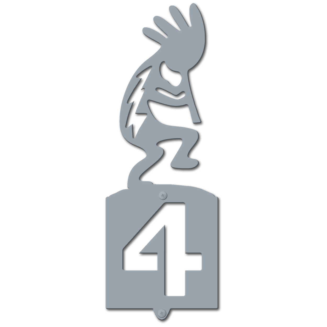 635111 - Kokopelli Cut Outs One Digit Address Number Plaque