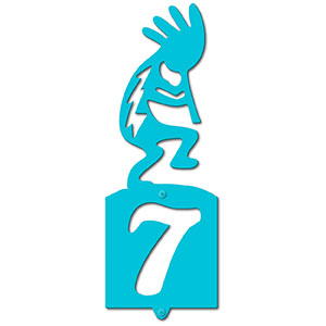 635111 - Kokopelli Cut Outs One Digit Address Number Plaque