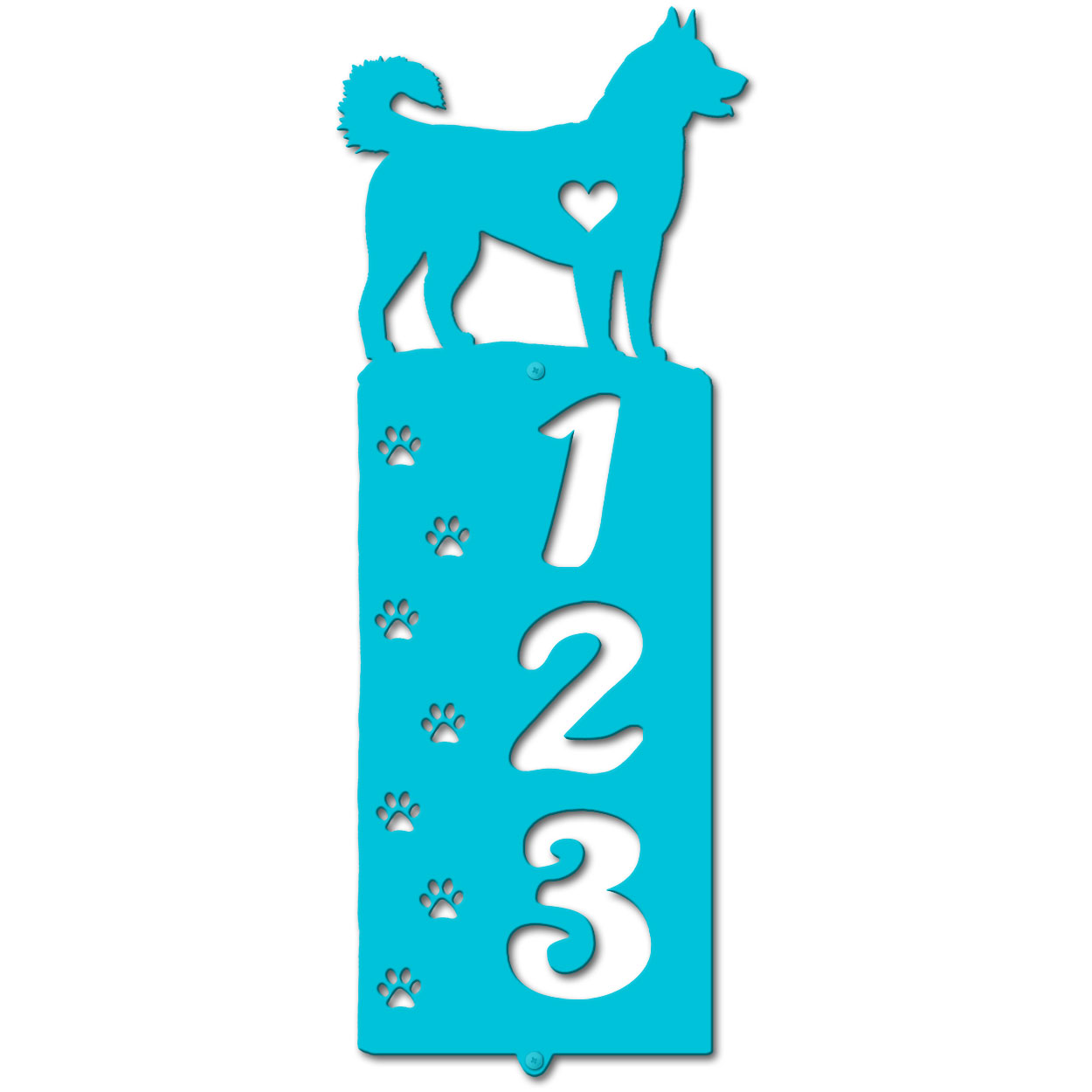 636243 - Husky Cut Outs Three Digit Address Number Plaque