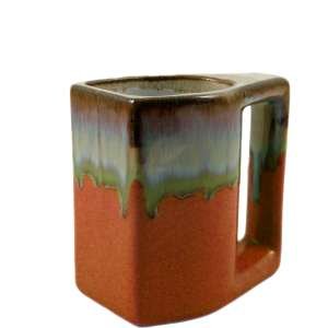212731 - Padilla Stoneware Single 12oz Mug Original Copper Orange