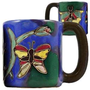 215627 - 510A3 - Mara Stoneware Mug 16oz Butterflies