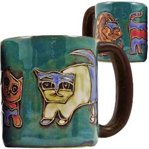 216206 - 510K1 - Mara Stoneware Mug 16oz Cats