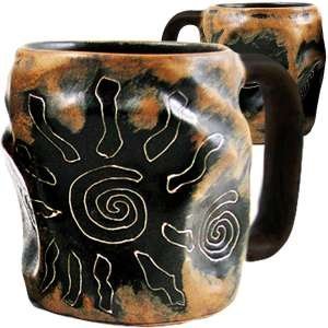 216528 - 512A1 Mara Stoneware 20oz Rock Art Mug Sunburst