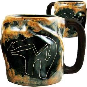 216531 - 512A4 Mara Stoneware 20oz Rock Art Mug Southwest Bear