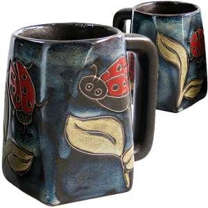 216703 - 511H2 - Mara Stoneware Mug 12oz Ladybug