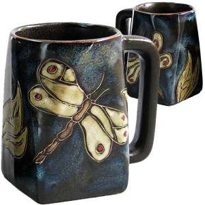 216705 - 511H4 - Mara Stoneware Mug 12oz Dragonfly
