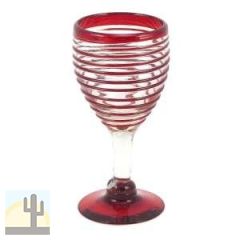 116153 - Blown Glass Spiral Grip - Red Wine Glass - 9 oz