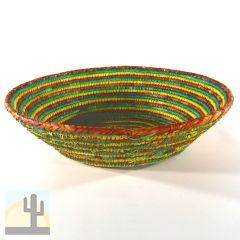 140253-339 - 13.5in x 3in One-of-a-Kind Shallow Bowl Fine Art Basket - No. 339