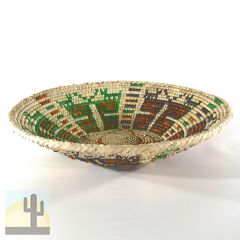 140253-345 - 13.75in x 2.5in One-of-a-Kind Shallow Bowl Fine Art Basket - No. 345
