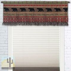 144619 - Bear Country Lodge Collection Rod Pocket Window Valance