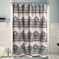 144687 - Badlands Sky Southwest Fabric Shower Curtain