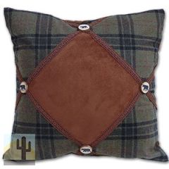 144698 - Ontario Wilderness Lodge Bear Button 18in Accent Pillow
