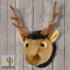 322301 - 14in Mini Bull Elk Plush Trophy Head Wall Hanging