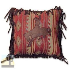 144749 - Flying Horse Western Bronc 18in Accent Pillow