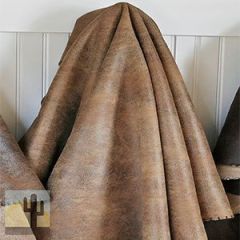 144856 - Tobacco Faux Leather Throw Blanket