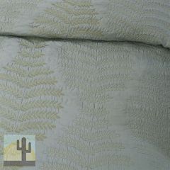 144912 - Embroidered Leaf Lodge Queen Quilt Bedspread
