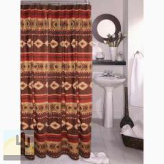 158066 - Cimarron Ranch Southwest Fabric Shower Curtain