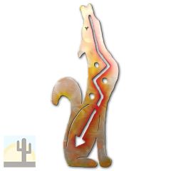 165135 - 36in Coyote Facing Right 3D Metal Wall Art - Sunset - 165135
