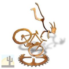 165802 - BS03RT13 14in Mr. Endo Male Kokopelli Cyclist Tabletop Sculpture