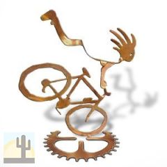 165804 - BS04RT13 14in Ms. Endo Female Kokopelli Cyclist Tabletop Sculpture