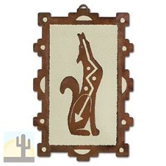 165874 - 10in Silk Screen Wall Art Panel - Right Southwest Coyote