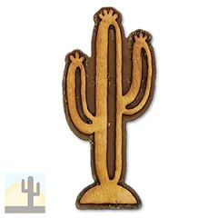 166201 - 4in Cactus Wood on Metal Magnet