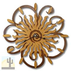 16642 - Sun 24 Point  Swirl Clock