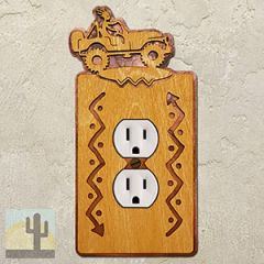 167420 - 4x4 Off-Roading Single Outlet Cover in Golden Sienna