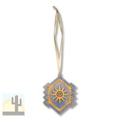 168608 - Sun 12 Point Blue Inlay Ornament
