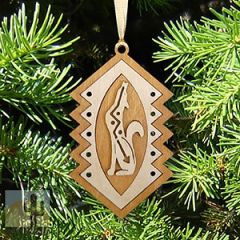 168613 - Coyote Gold Inlay Ornament