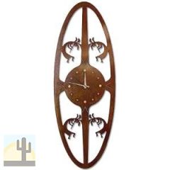 171177 - Custom Metal Kokopelli Oval Wall Clock