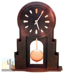 171182 - Custom Metal Adobe Pendulum Mantel Clock