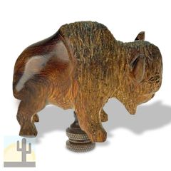 172028 - Buffalo Carved Ironwood Lamp Finial