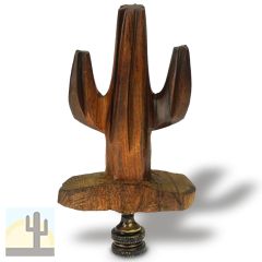 172032 - Saguaro Cactus Carved Ironwood Lamp Finial