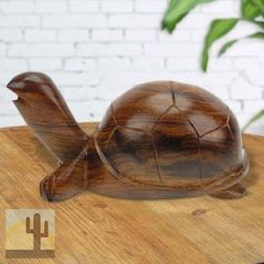 172168 - 8in Long Turtle Hand-Carved in Ironwood